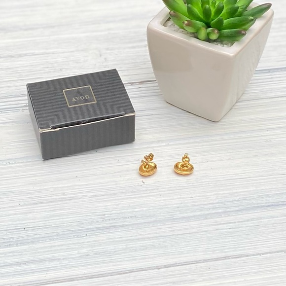 VTG Avon PUMPKIN Earrings - Picture 6 of 14